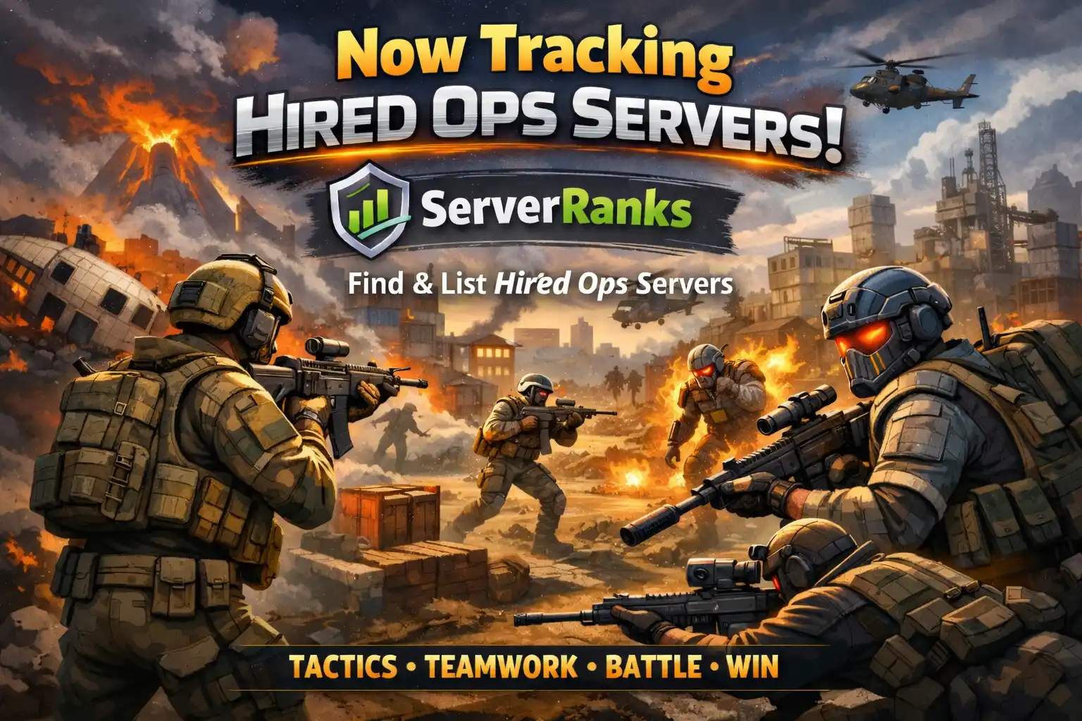 Now Tracking Hired Ops Servers