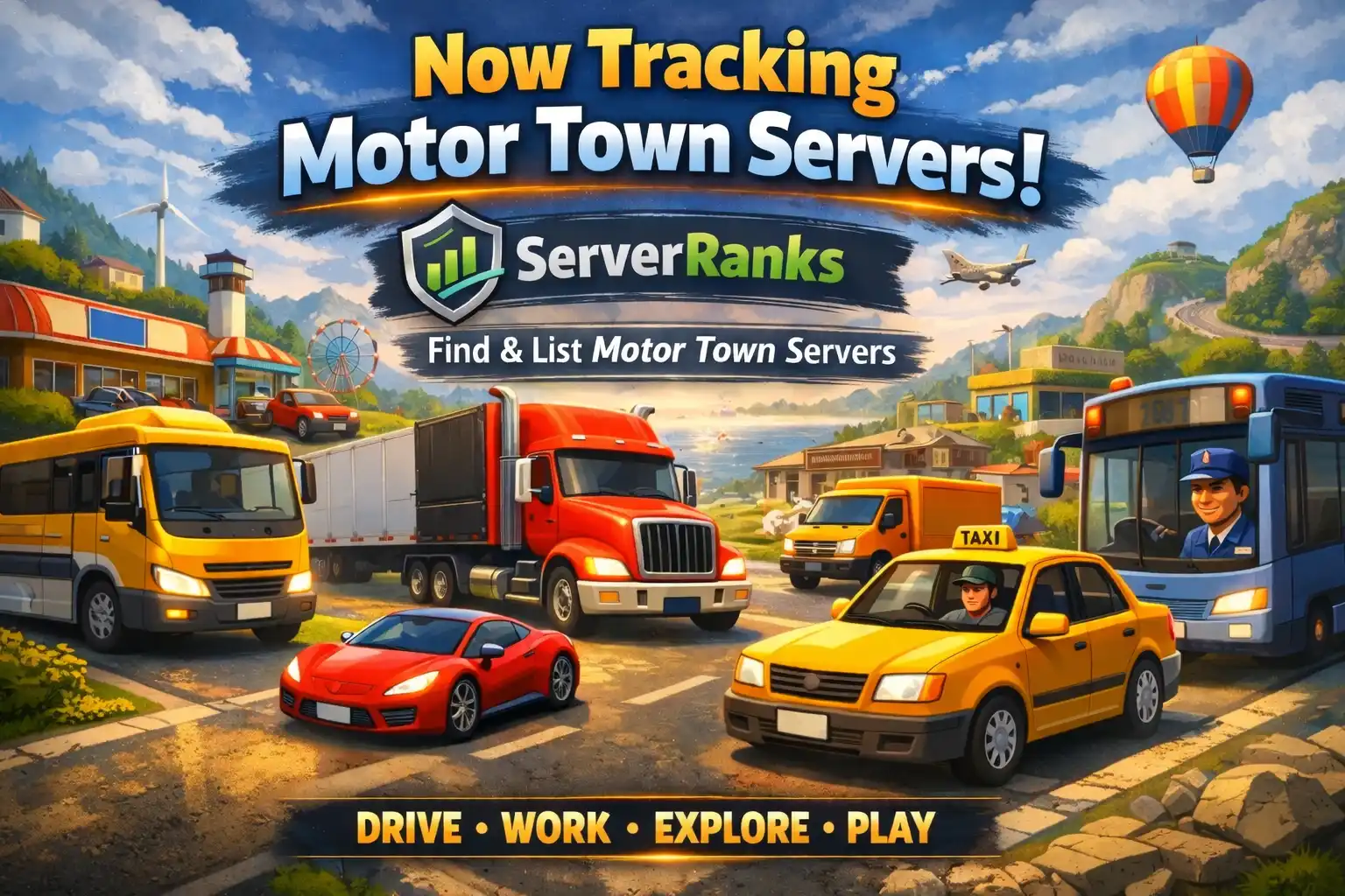 Now Tracking Motor Town Servers